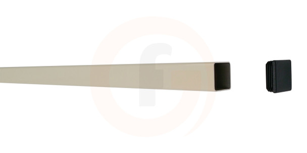 2.1m Long Aluminium Fence Post Primrose