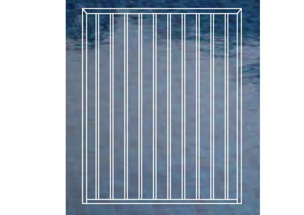 Pool Safe Pearl White 975mm wide Pool Gate