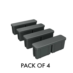 Screening - ALUMINIUM END CAP - Powder coated WOODLAND GREY
Suits 90x16.5mm slat
4 PACK