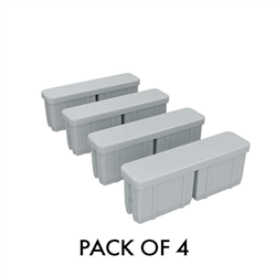 Screening - ALUMINIUM END CAP - Powder coated SURFMIST
Suits 90x16.5mm slat
4 PACK
