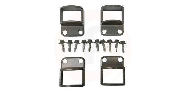Original Style  (Used if square style not available)  - Grey Pool Panel Fittings Set