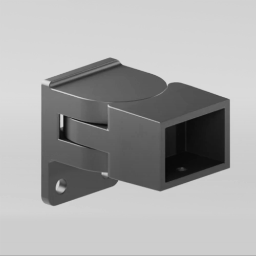 45 Degree Adjustable Aluminium Pool fence Swivel Bracket - Black