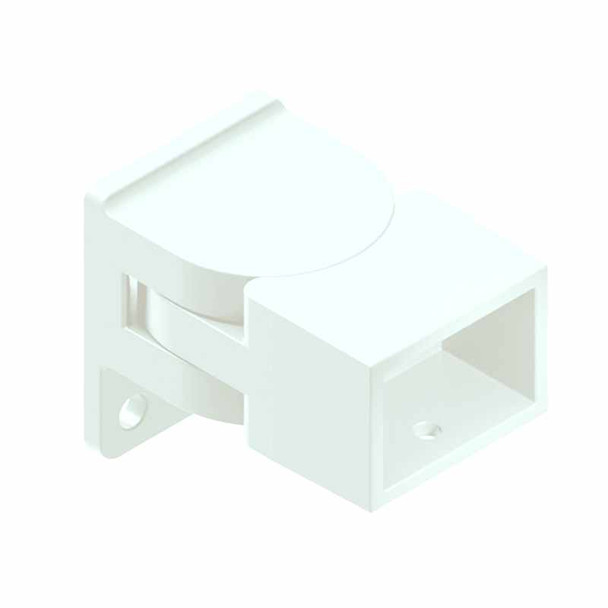 Pearl White Adjustable Aluminium Pool Fence Bracket