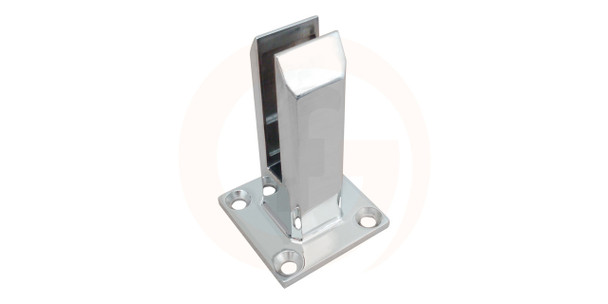 Polished Base Plated Premium Heavy Duty Balustrade Grade Spigot 60mm x 45mm Square - Fence Guru | Fencing Suppliers Australia-wide – Since 2014