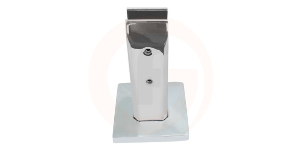 Rear View Base Plated Premium Heavy Duty Balustrade Grade Spigot 60mm x 45mm Square - Fence Guru | Fencing Suppliers Australia-wide – Since 2014