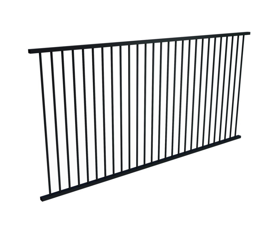 Extra Wide 3m Black Aluminium Pool Fence Panel Fence Guru Extra Wide 3m Black Aluminium Pool Fence Panel Fence Guru