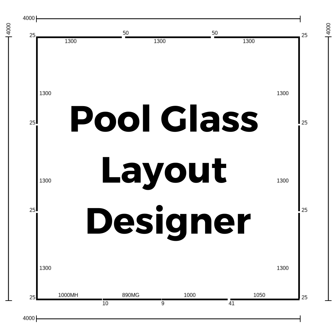 Fast & Easy Frameless Glass Pool Fence Layout Planner