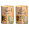 Tostadas horneadas de maiz  sanissimo galletas baked corn crackers latin products, mexican products mountain market, white corn