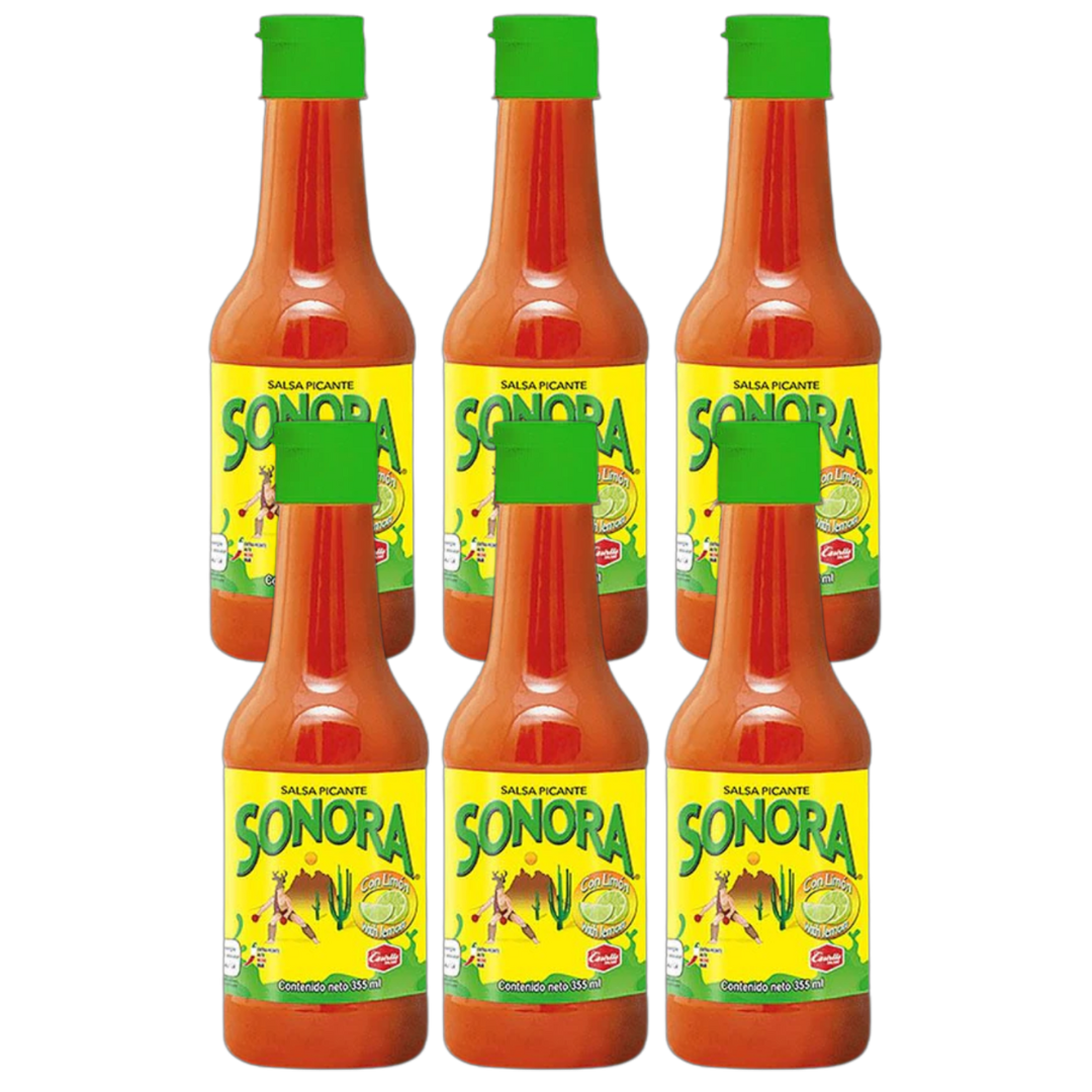 Salsa picante sonora chile de arbol limon Hot Sauce salsa mexicana with