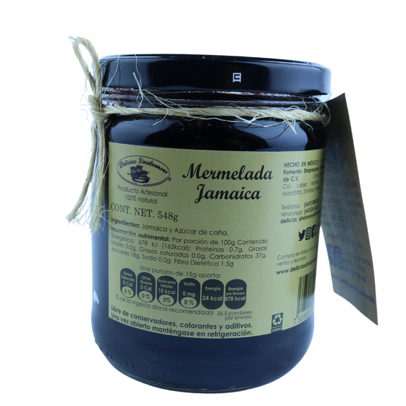 Jamaica marmalade Artesanal mermelada de jamaica Delicias sinaloenses, mountain market latin product