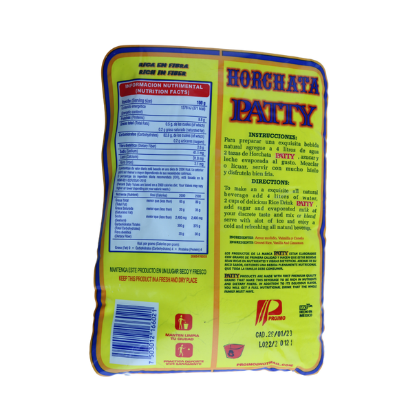 horchata de arroz  rice drink powder patty mountainsmarket, mexican grocery