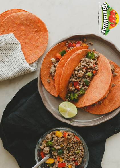 carb friendly Tortillas, tomato corn tortilla, tomatillas, product of mexico, mountainsmarket latin products, mexican grocery mountainsmarket, low carb tortillas, healthy tortillas,gluten free tortillas, keto tortillas, keto taco, lc tortillas, tomate, tortillas de tomate, maiz