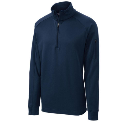 Embroidered Mens Tech Fleece Qtr Zip Pullover-ADI