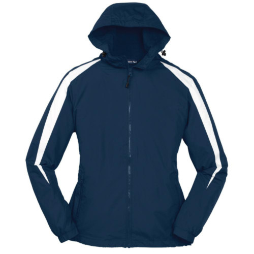 Embroidered Fleece Lined Jacket-Snapone Embroidered Fleece Lined Jacket-Snapone