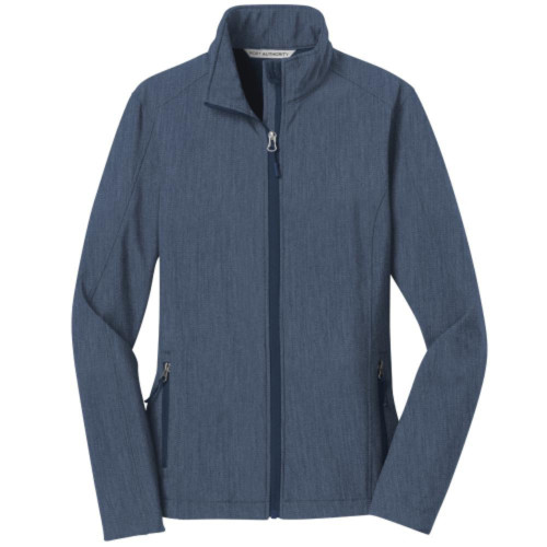 Womens Embroidered Core Soft Shell Jacket-Snapone