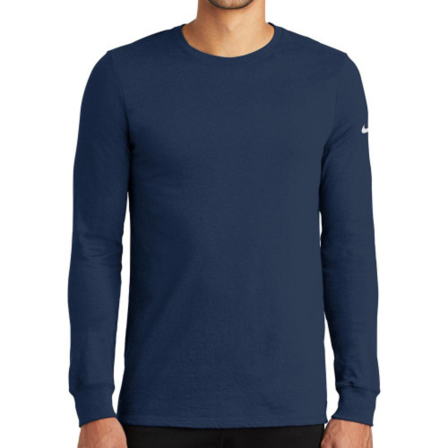 Nike Dri-FIT Cotton/Poly Long Sleeve Tee-Snapone