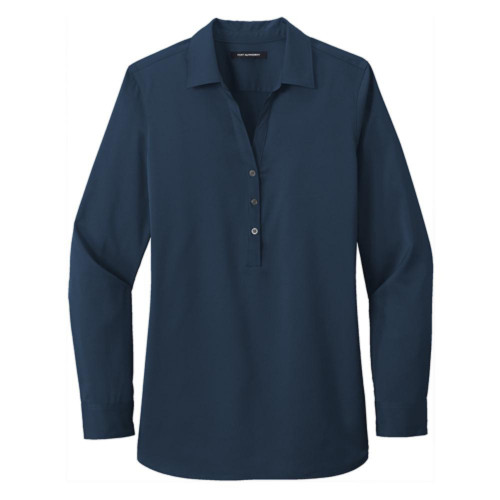 Embroidered Ladies City Stretch Tunic-Snapone