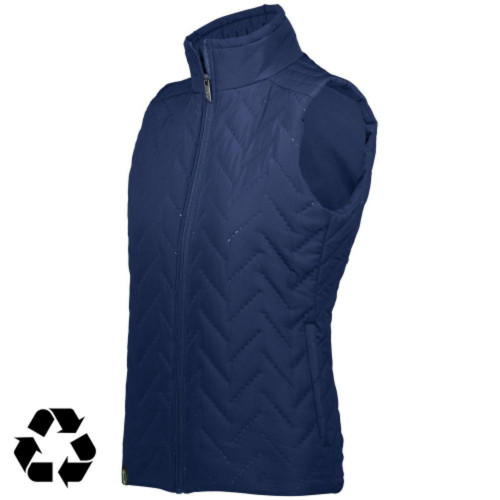 Embroidered Holloway Ladies Repreve Eco Vest-Snapone Embroidered Holloway Ladies Repreve Eco Vest-Snapone