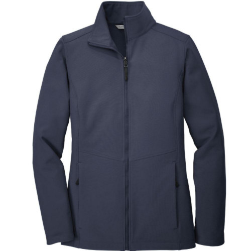 Embroidered Ladies Collective Soft Shell Jacket-Snapone