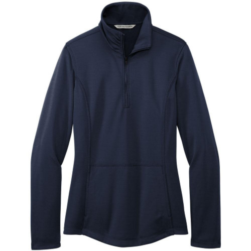 Ladies Smooth Fleece 1/4-Zip-Snapone