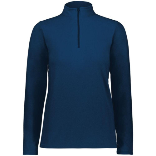 Embroidered Ladies Micro-Lite Fleece 1/4 ZIP-Snapone