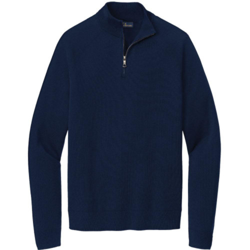 Embroidered Brooks Brothers 1/4-Zip Sweater-Snapone