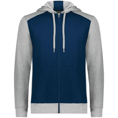 Three-Season Fleece Full Zip Hoodie-Snapone