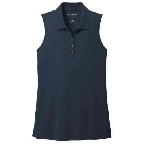Ladies Dry Zone UV Micro-Mesh Sleeveless Polo-Snapone