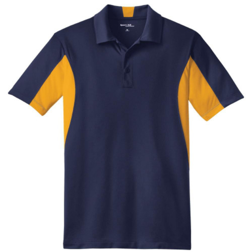 Tall Side Blocked Micropique Sport-Wick Polo-Snapone