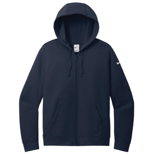Nike Ladies Club Fleece Full-Zip Hood-Snapone