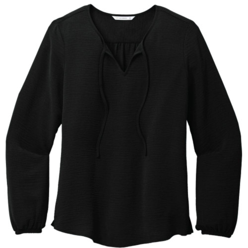 Ladies Textured Crepe Blouse-Snapone