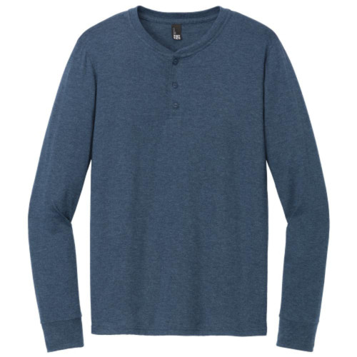 Perfect Tri Long Sleeve Henley-Snapone Perfect Tri Long Sleeve Henley-Snapone