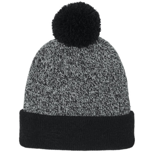 Embroidered Halftime  Pom Beanie-Snapone