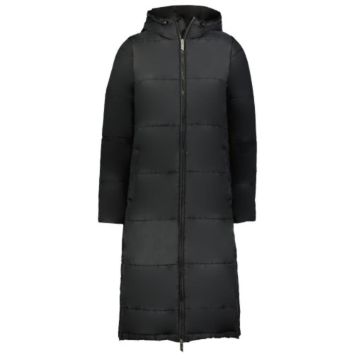 Ladies Cold Secure Long Puffer Jacket-Snapone