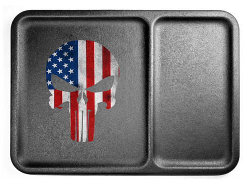 American Flag Punisher Skull Dump Tray American Flag Punisher Skull Dump Tray