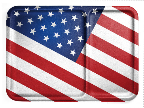 American Flag Dump Tray American Flag Dump Tray
