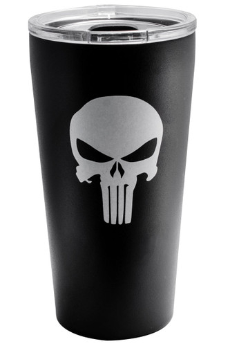 Punisher Skull - Black Bottle White Logo Punisher Skull - Black Bottle White Logo