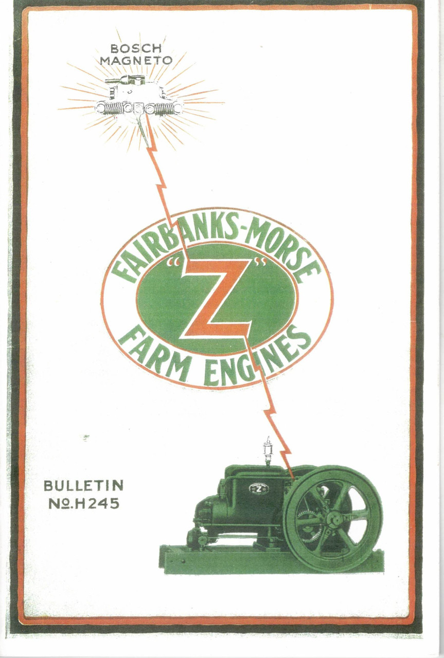 Books, Fairbanks Z Engine Booklet H245