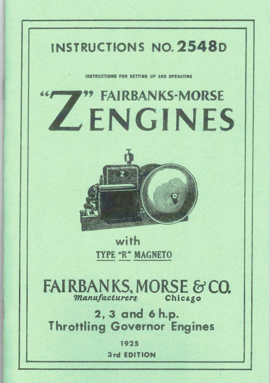 Book, Fairbanks Z with R Mag 2548D