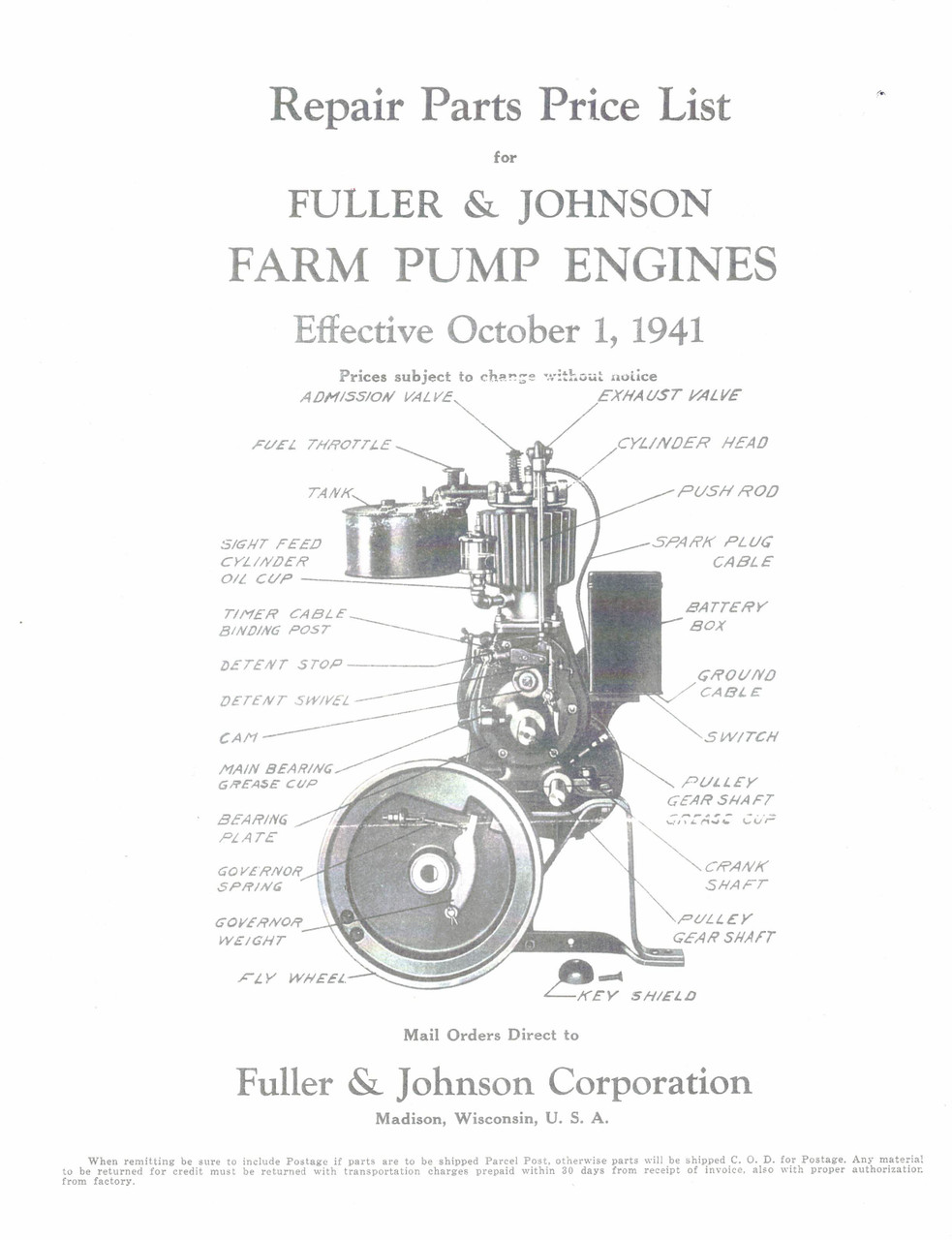 Book, Fuller & Johnson Farm Pump