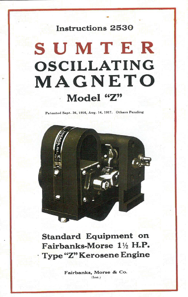 Book, Sumter Oscillating Mag Model Z