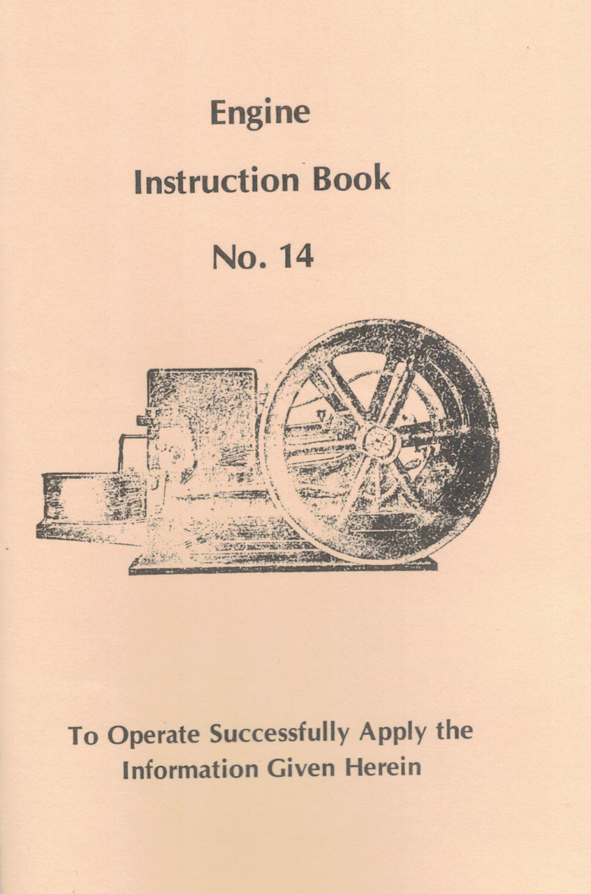 Book, Witte Engine Instruction Book #14