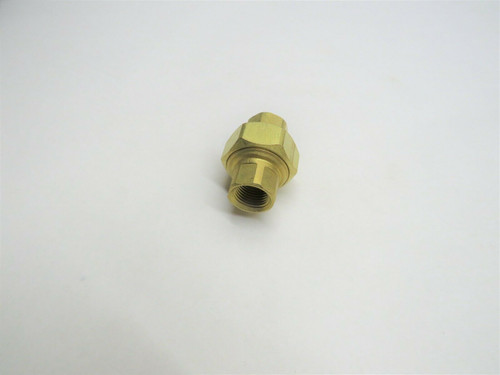 3 Piece Union, 3/8" FPT NPT Brass Female