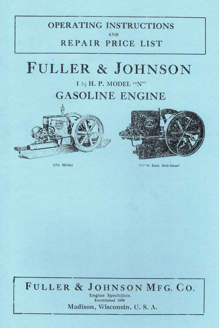 Book, Fuller & Johnson N Engine