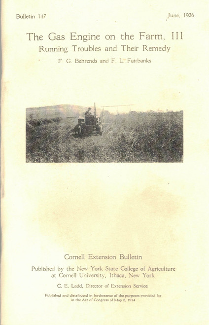 Book, Gas Engines on the Farm