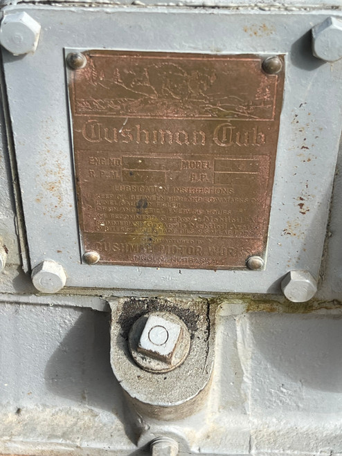 1.5-2 hp Early Cushman Hit & Miss Engine #617