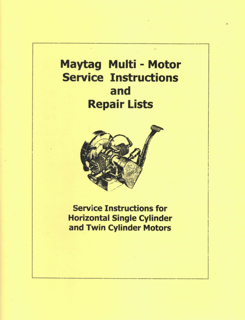 Book, Maytag Twin Book Manual