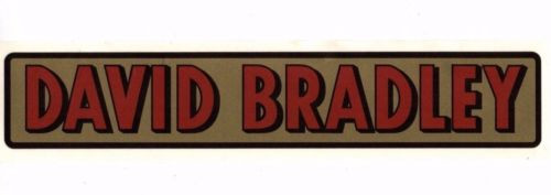 Decal, David Bradley