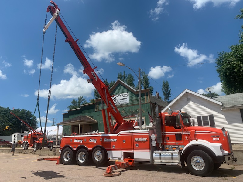 50 Ton Rotator Tow Truck at our Antique Gas Engine Show