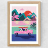Road Trip Wide Oak Frame